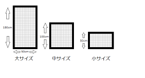 網戸の張替え・サイズ